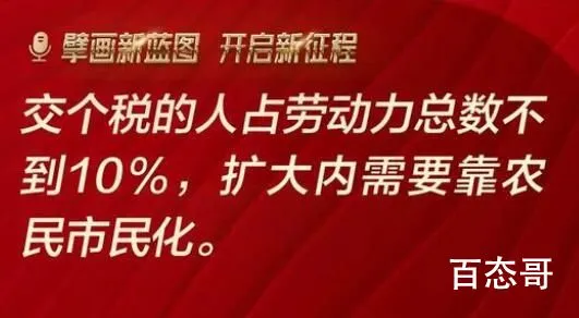 交个税的人占劳动力总数不到10% 这