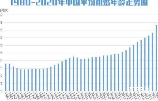 中国人2020年平均初婚年龄28.67岁 