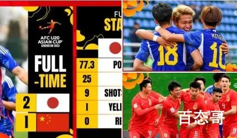 U20亚洲杯:中国男足1-2遭日本逆转 