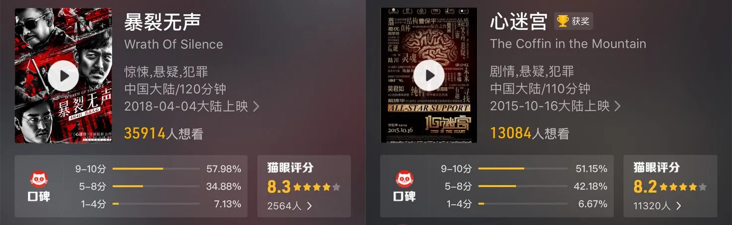 爆裂无声VS心迷宫-评分对比.webp